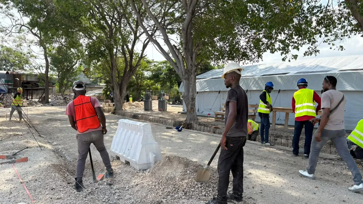 UNSOH engineering team at work.
