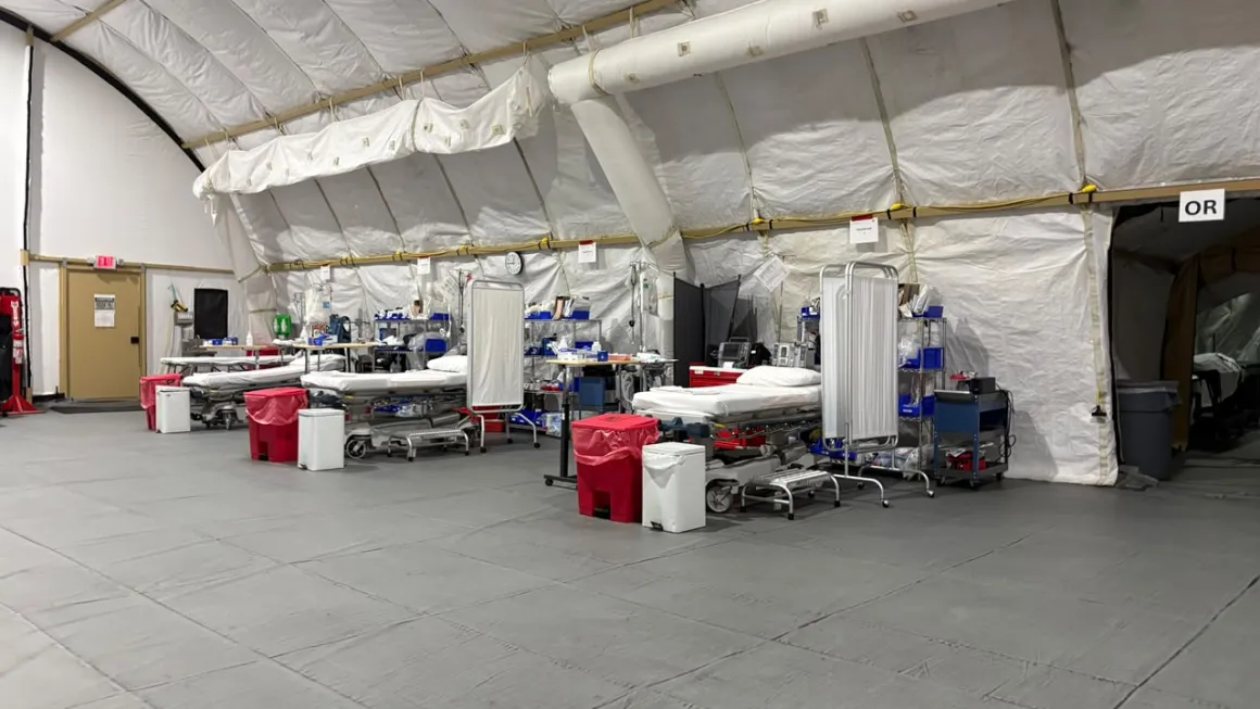 Interior of a UNSOH medical facility.