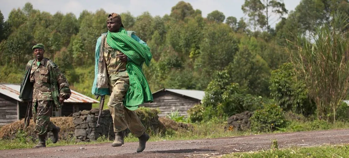 Des combattants du M23 se dirigent vers Goma en République démocratique du Congo (photo d'archives).