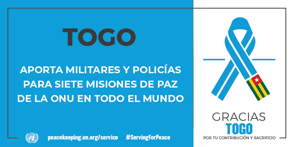 Aporta militares y policías para siete misiones de paz de la ONU en todo el mundo